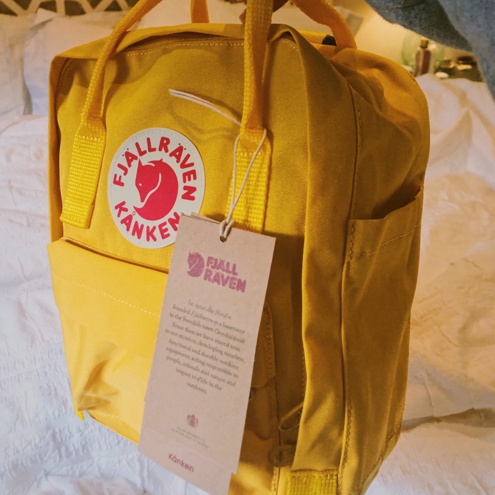 Mini Yellow Fjallraven Kanken